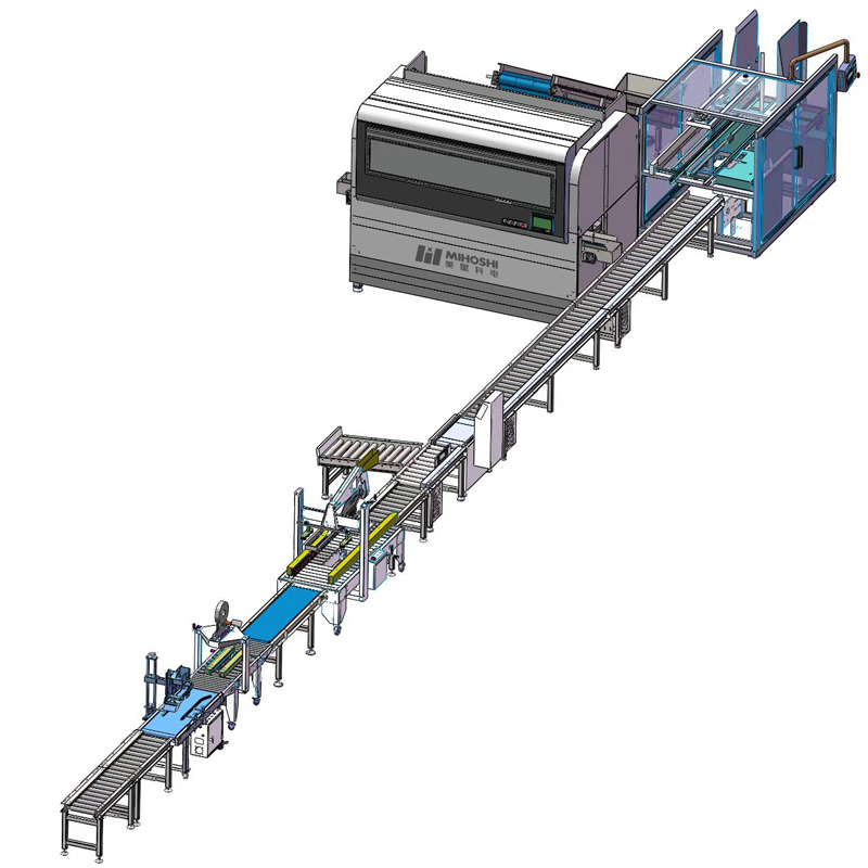 Intelligent sorting and packaging line